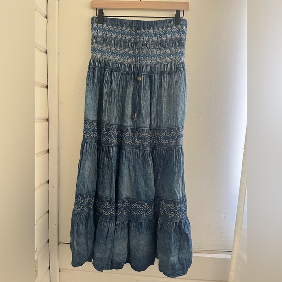Lapis Skirts Vintage Lapis Boho Skirt Stretchy Os Poshmark